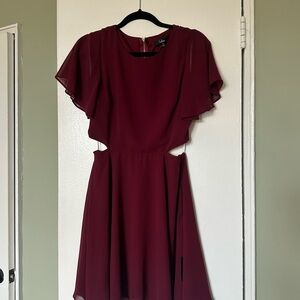 LAAT CHANCE SALE! Lulu's Maroon Mini Dress